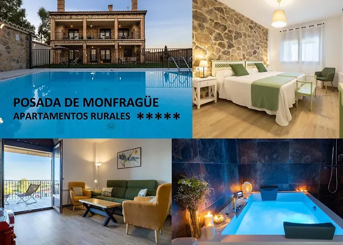 Rurales De Monfraguee Con Jacuzzi Appartamento *